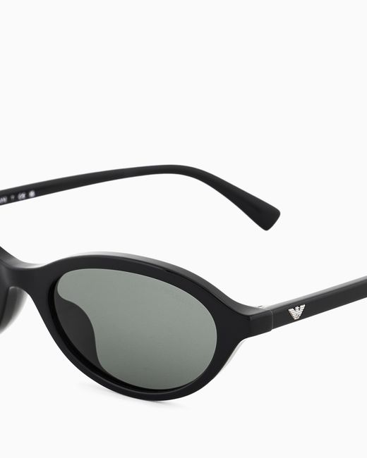 Emporio Armani White Sunglasses
