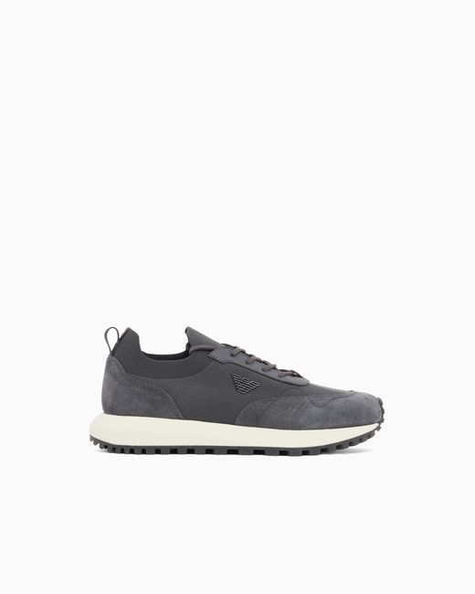 Emporio Armani White Low-Top Sneakers for men