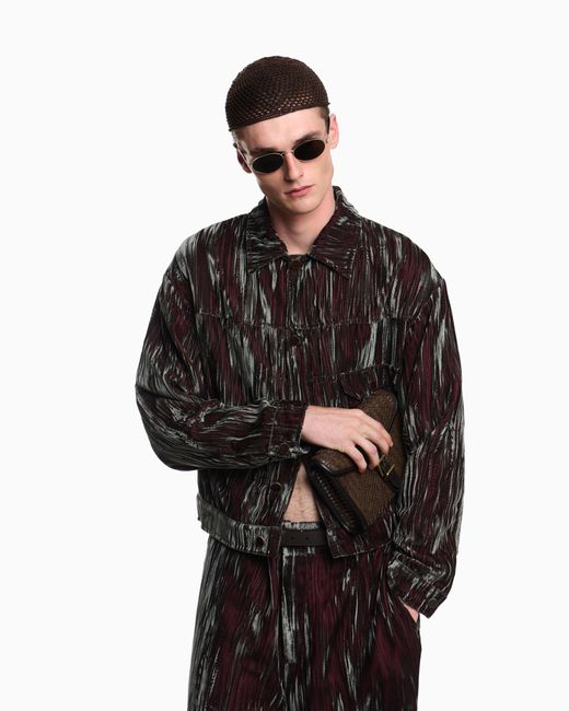 Emporio Armani Purple Blouson for men