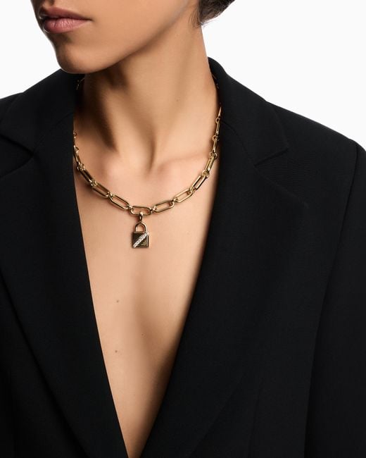 Emporio Armani White Tone Charm