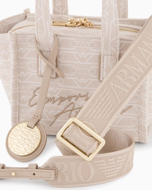 Shopper Piccola di Emporio Armani in White