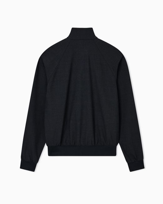 Emporio Armani Blue Icon Full-Zip Blouson for men