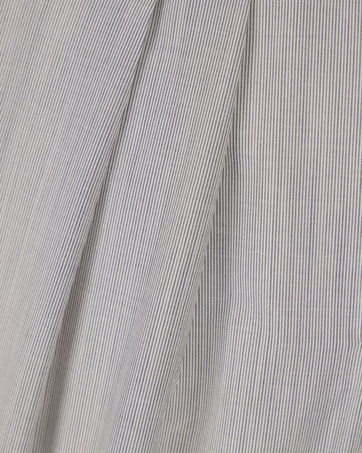 Emporio Armani White Striped Trousers for men
