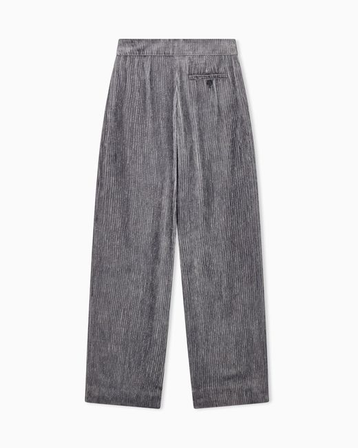 Emporio Armani Gray Pleated Pants