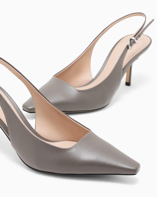 Emporio Armani White Decollete Shoe