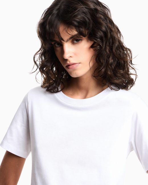 Emporio Armani White Jersey T-Shirt