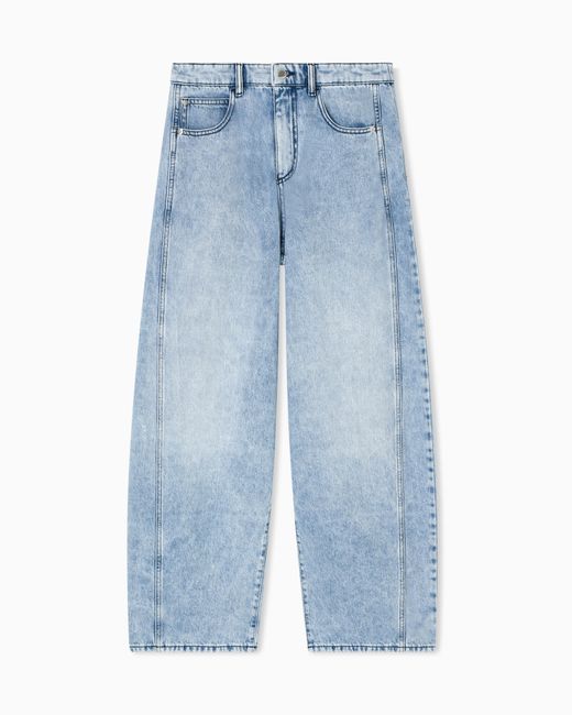 Emporio Armani Blue J3I Relaxed-Fit Jeans