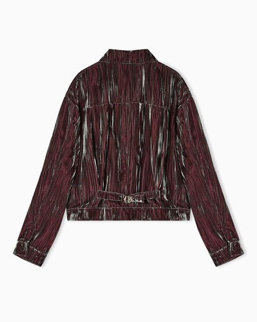 Emporio Armani Purple Blouson for men