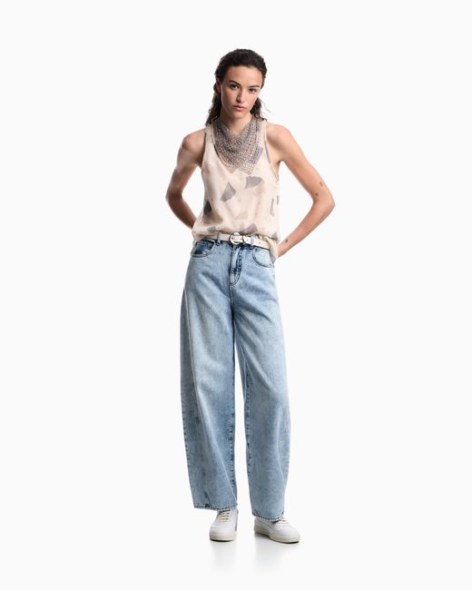 Emporio Armani Blue J3I Relaxed-Fit Jeans