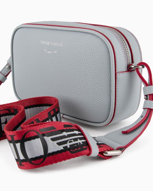 Camera Case A Tracolla Stampa Cervo di Emporio Armani in White