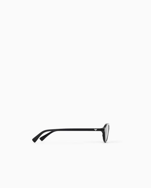 Emporio Armani White Sunglasses