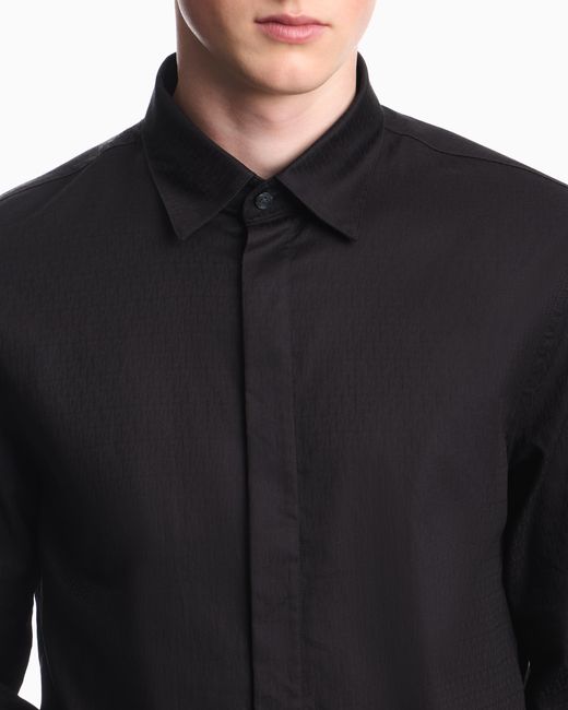 Emporio Armani Blue Regular Fit Shirt for men