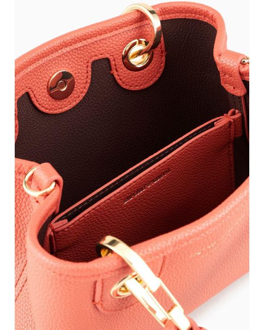 Emporio Armani Red Deer-print Myea Mini Bag