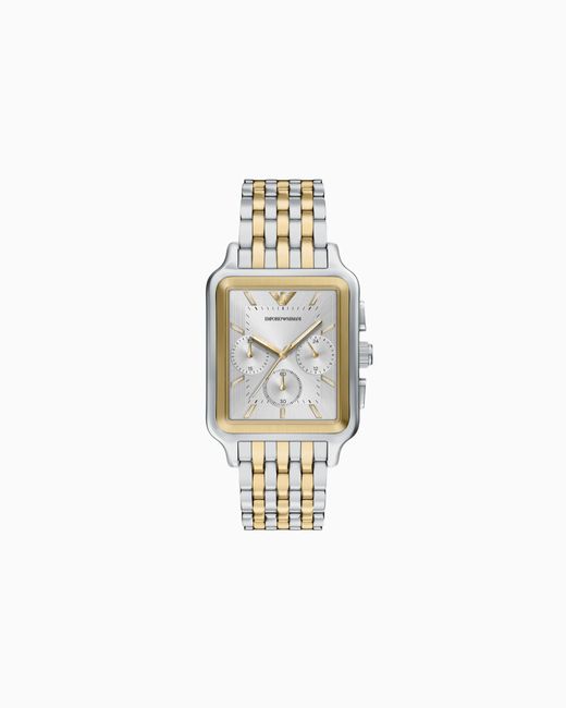 Emporio Armani White Quartz Chronograph Watch for men
