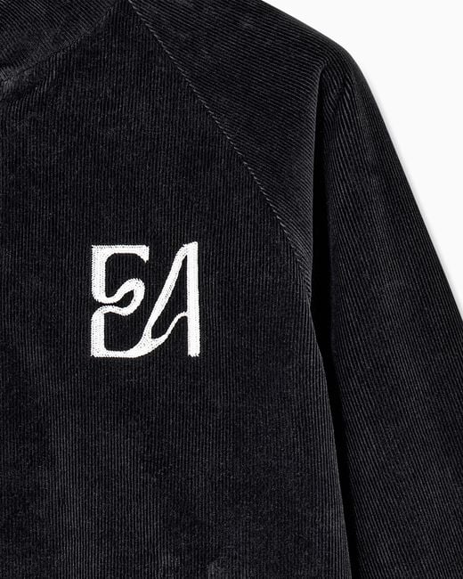 Emporio Armani Black Blouson Jacket for men