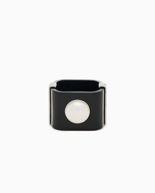 Emporio Armani Black Armreif Mit Element