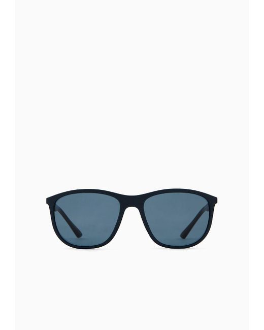 Emporio Armani Blue 's Pillow Glasses for men
