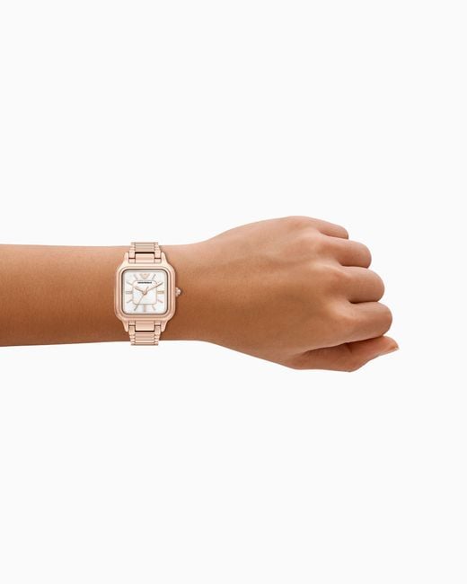 Emporio Armani White Quartz Watch