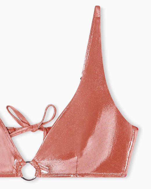 Emporio Armani Pink Triangle-Bra Bikini