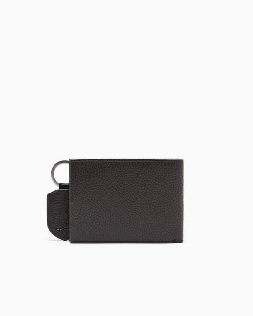 Emporio Armani White Gift Box With Wallet And Keyring for men