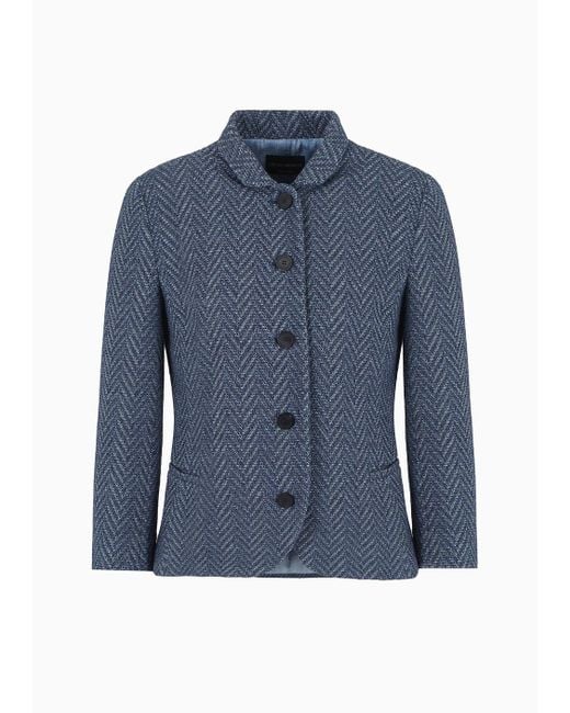 Emporio Armani Mujer Chaqueta Emporio Armani Icon De Un Botón