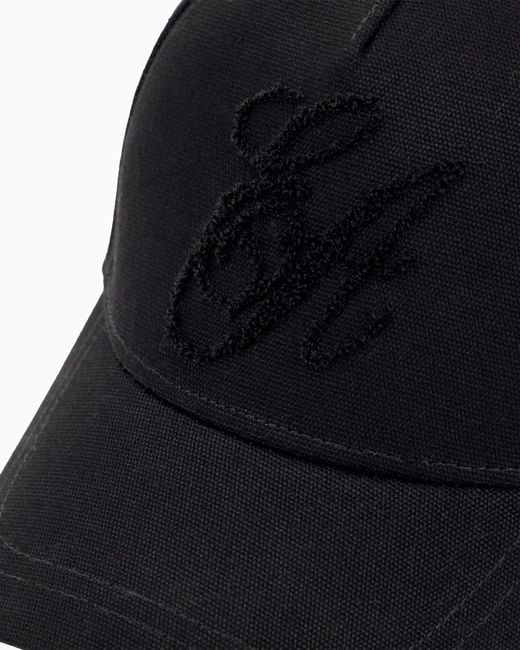 Emporio Armani Black Baseball Hat