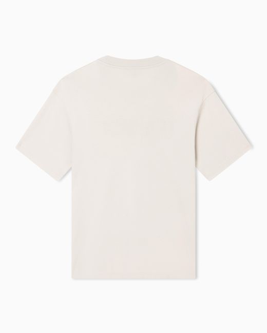 Emporio Armani White Jersey T-Shirt for men