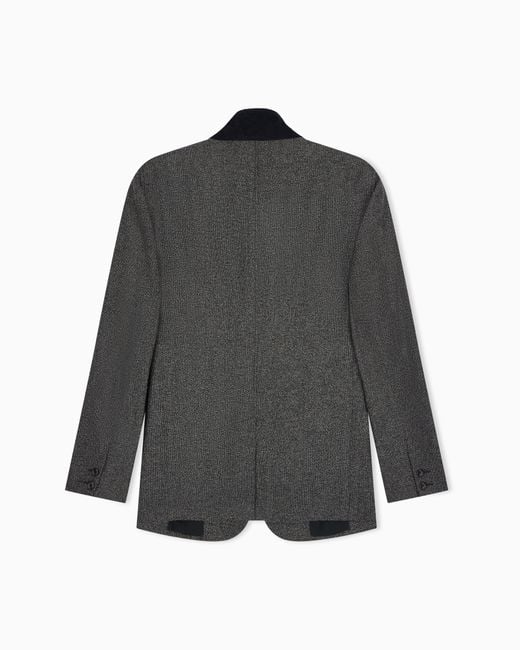 Emporio Armani Gray Formal Jackets for men