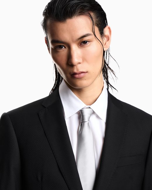 Emporio Armani Blue Single-Breasted Suit for men