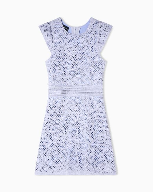 Emporio Armani Purple Dress