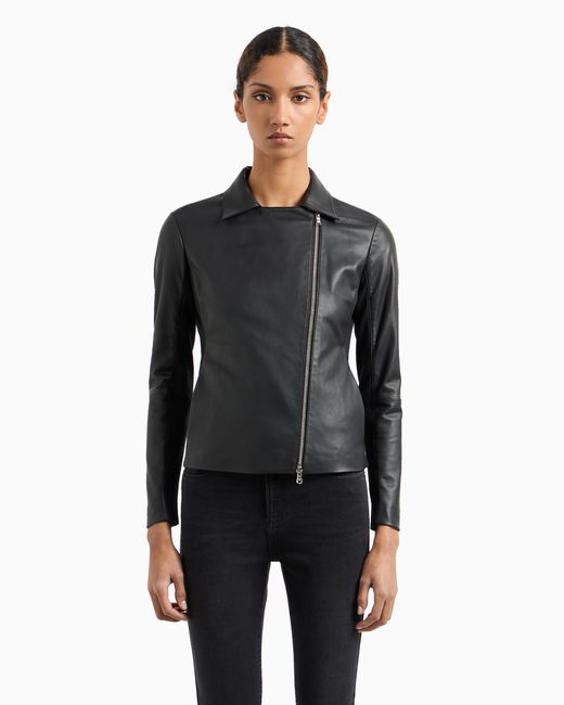 Emporio Armani Black Jersey Insert Jacket