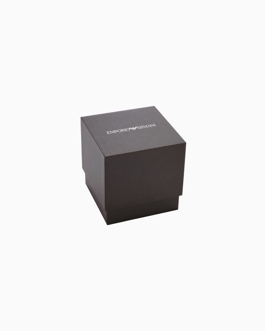 Emporio Armani Blue Chronograph Stainless Steel Watch for men