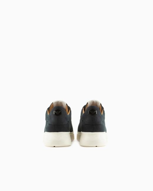 Emporio Armani Black Sneaker With Knurled Soles for men