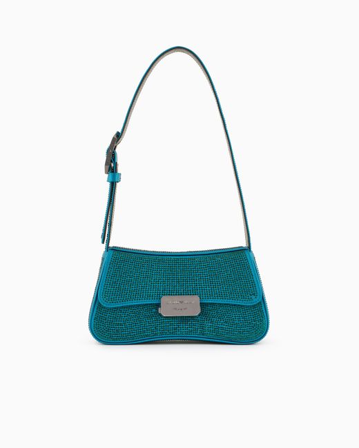Borsa A Spalla di Emporio Armani in Blue