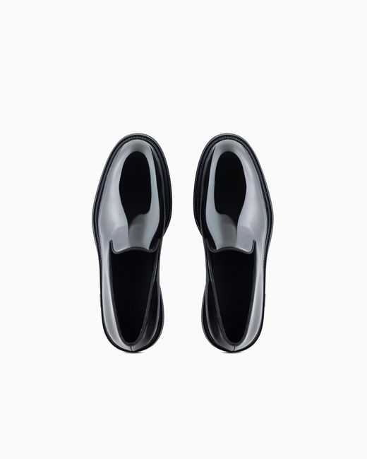 Emporio Armani White Slipper Loafer for men