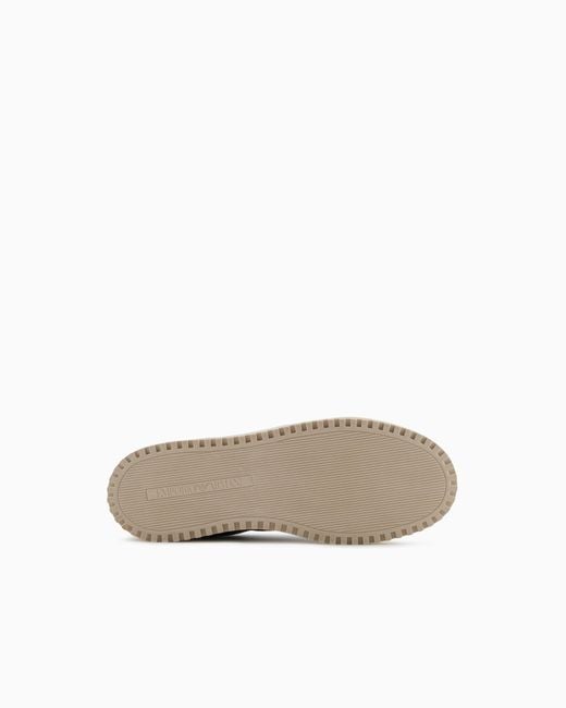 Emporio Armani Black Sneakers With Logo for men