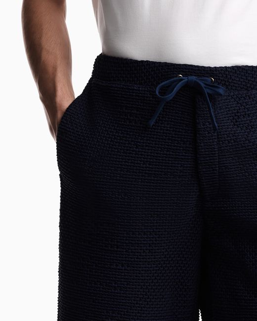 Emporio Armani Blue Bermuda Shorts for men