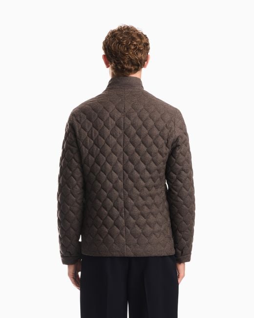 Emporio Armani Gray Blouson Jacket for men