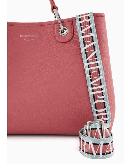 Bolso Shopper Myea Mediano Con Estampado De Ciervo Emporio Armani de color Pink