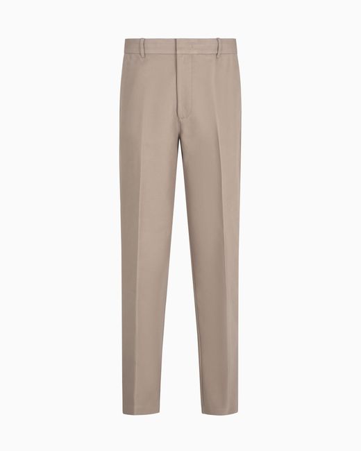 Emporio Armani Natural Canvas Chinos for men