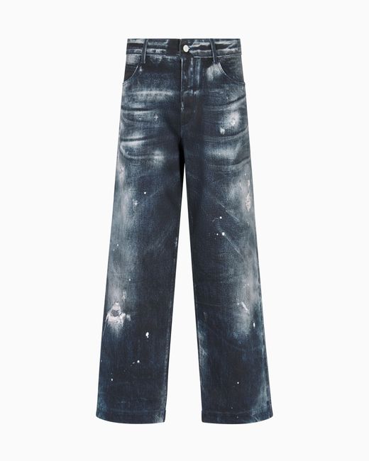 Emporio Armani Blue New York Capsule Collection Jeans for men