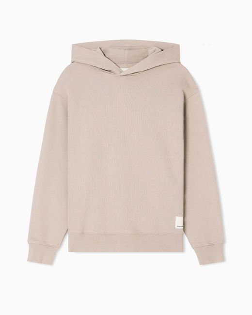 Emporio Armani Natural Jersey Hooded Sweatshirt for men