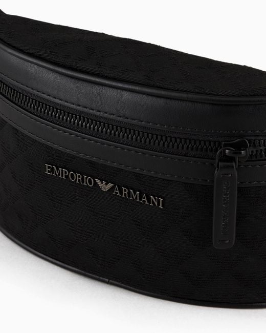 Emporio Armani Black Nylon Bag for men