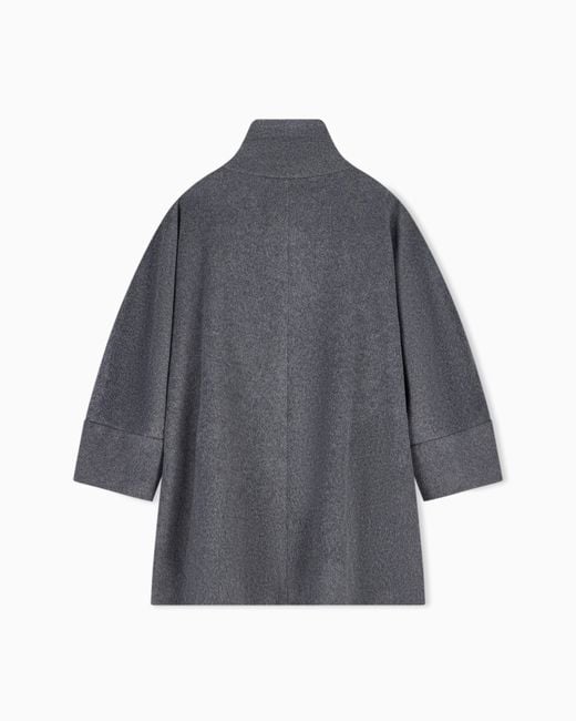 Emporio Armani Gray Overcoat