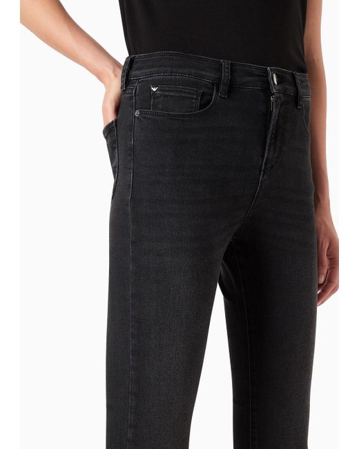 J20 High-waisted, super skinny-leg stretch denim jeans