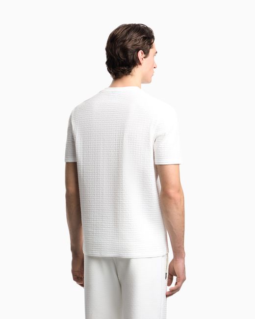 Emporio Armani White Jersey T-Shirt for men