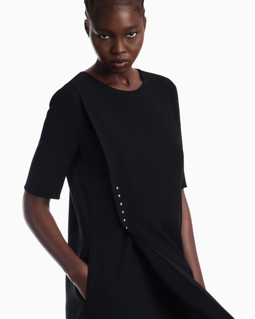 Emporio Armani Black Unlined Dress
