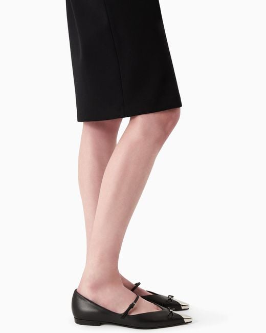 Emporio Armani Black Knee Length Skirt