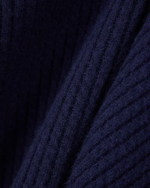 Emporio Armani Blue Virgin Wool V-Neck Vest for men
