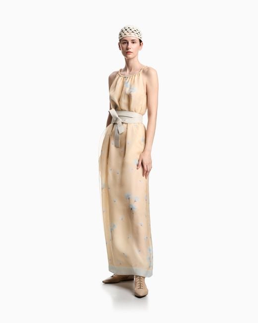Emporio Armani Natural Long Dress